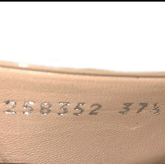 Gucci Patent Leather Nude Straw Woven Heels